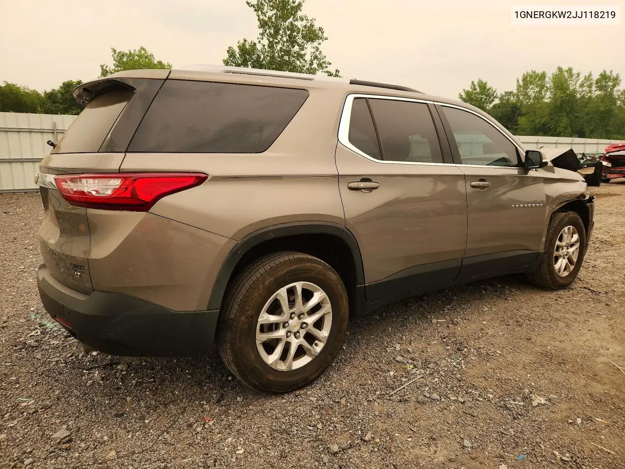 2018 Chevrolet Traverse Lt VIN: 1GNERGKW2JJ118219 Lot: 61114696