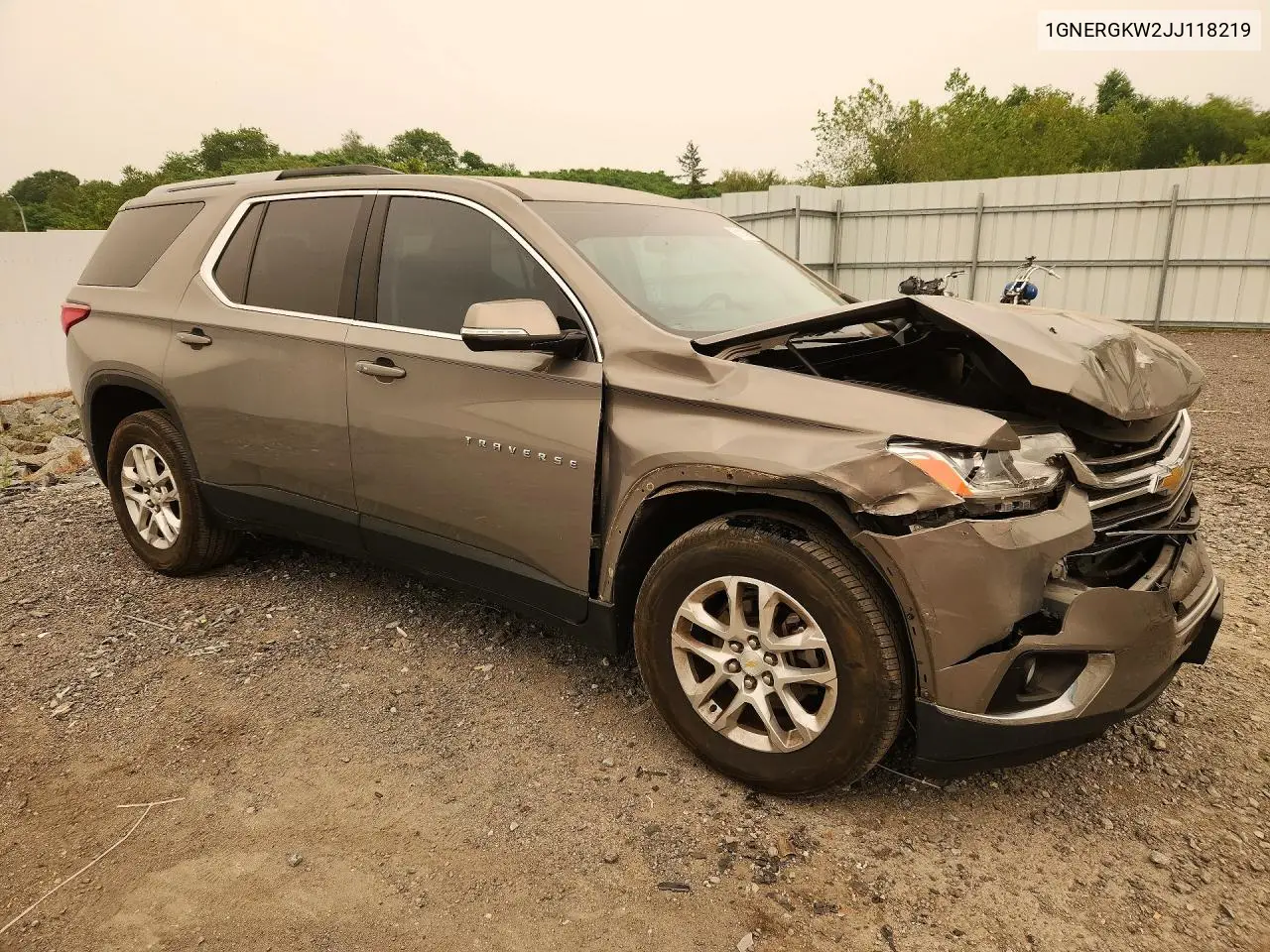 2018 Chevrolet Traverse Lt VIN: 1GNERGKW2JJ118219 Lot: 61114696
