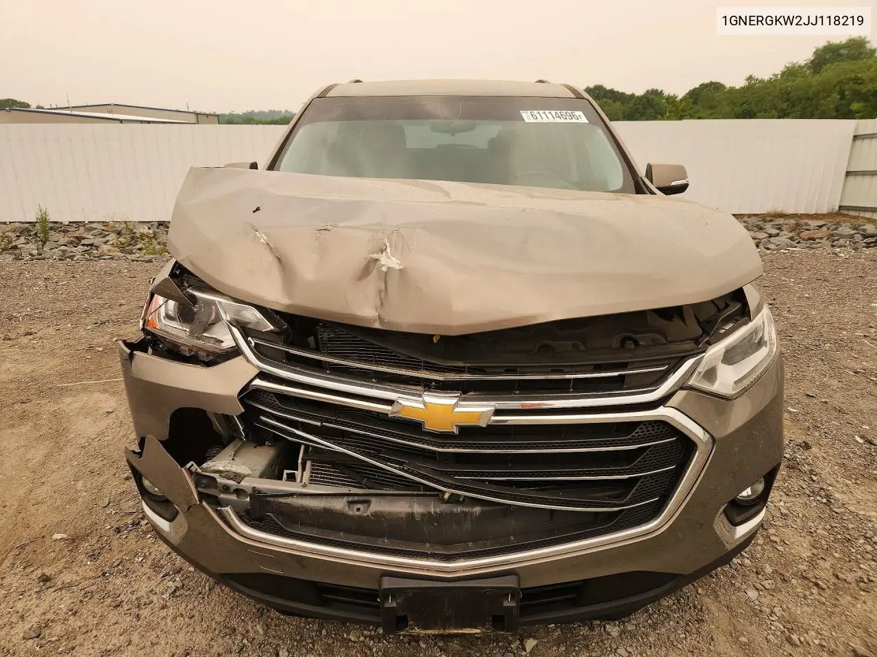 2018 Chevrolet Traverse Lt VIN: 1GNERGKW2JJ118219 Lot: 61114696