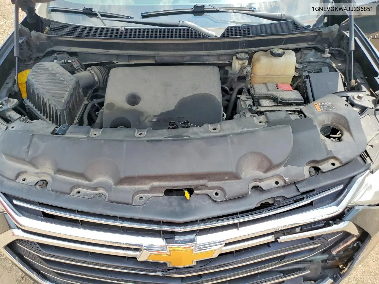 2018 Chevrolet Traverse Lt VIN: 1GNEVGKW4JJ236851 Lot: 61214946