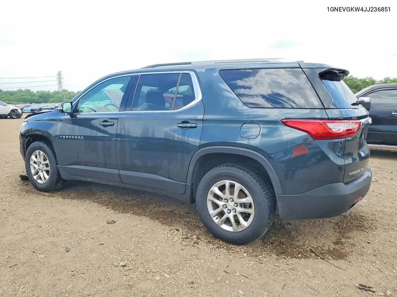 2018 Chevrolet Traverse Lt VIN: 1GNEVGKW4JJ236851 Lot: 61214946