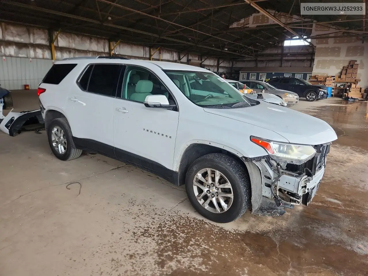 2018 Chevrolet Traverse Lt VIN: 1GNERGKW3JJ252933 Lot: 61521306