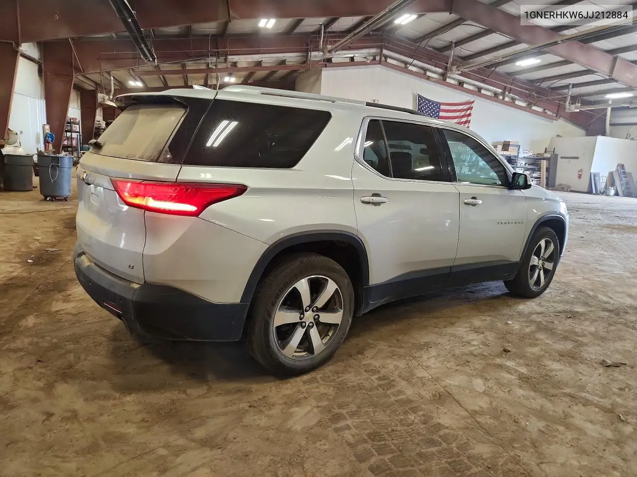 2018 Chevrolet Traverse Lt VIN: 1GNERHKW6JJ212884 Lot: 61671206