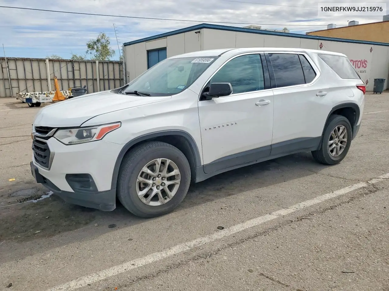 2018 Chevrolet Traverse Ls VIN: 1GNERFKW9JJ215976 Lot: 61959896