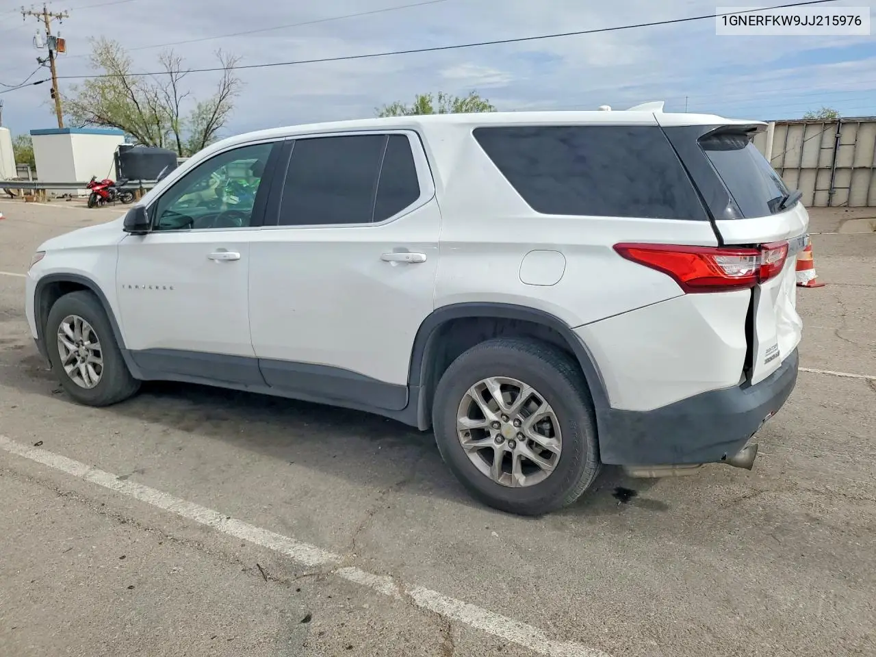 2018 Chevrolet Traverse Ls VIN: 1GNERFKW9JJ215976 Lot: 61959896