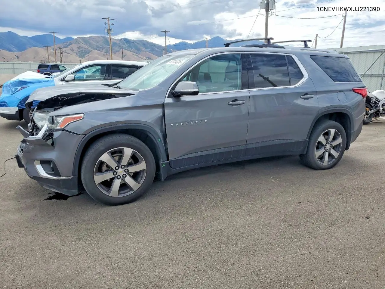 2018 Chevrolet Traverse Lt VIN: 1GNEVHKWXJJ221390 Lot: 62324836
