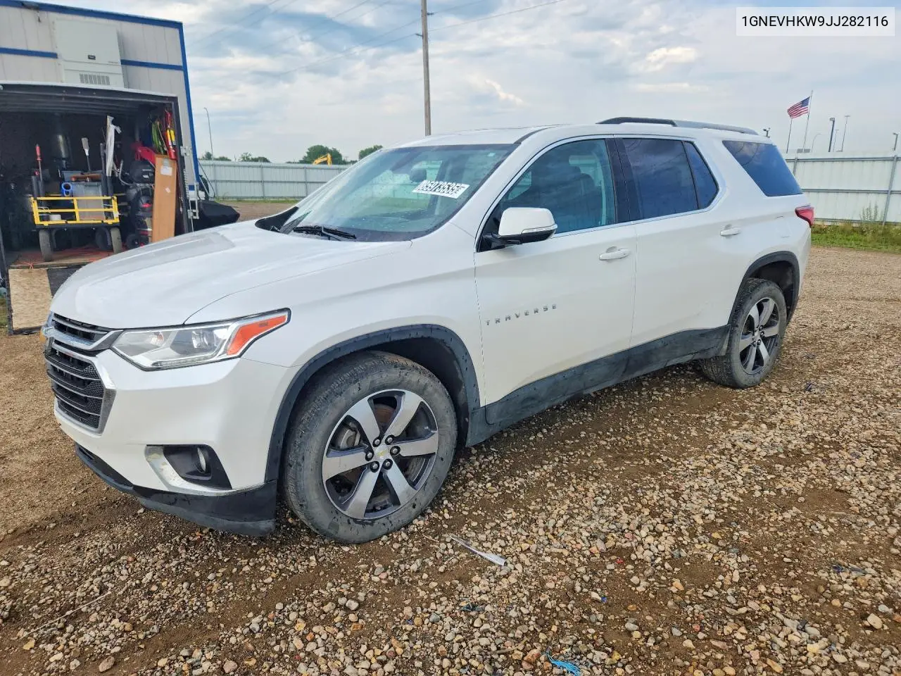2018 Chevrolet Traverse Lt VIN: 1GNEVHKW9JJ282116 Lot: 85973535
