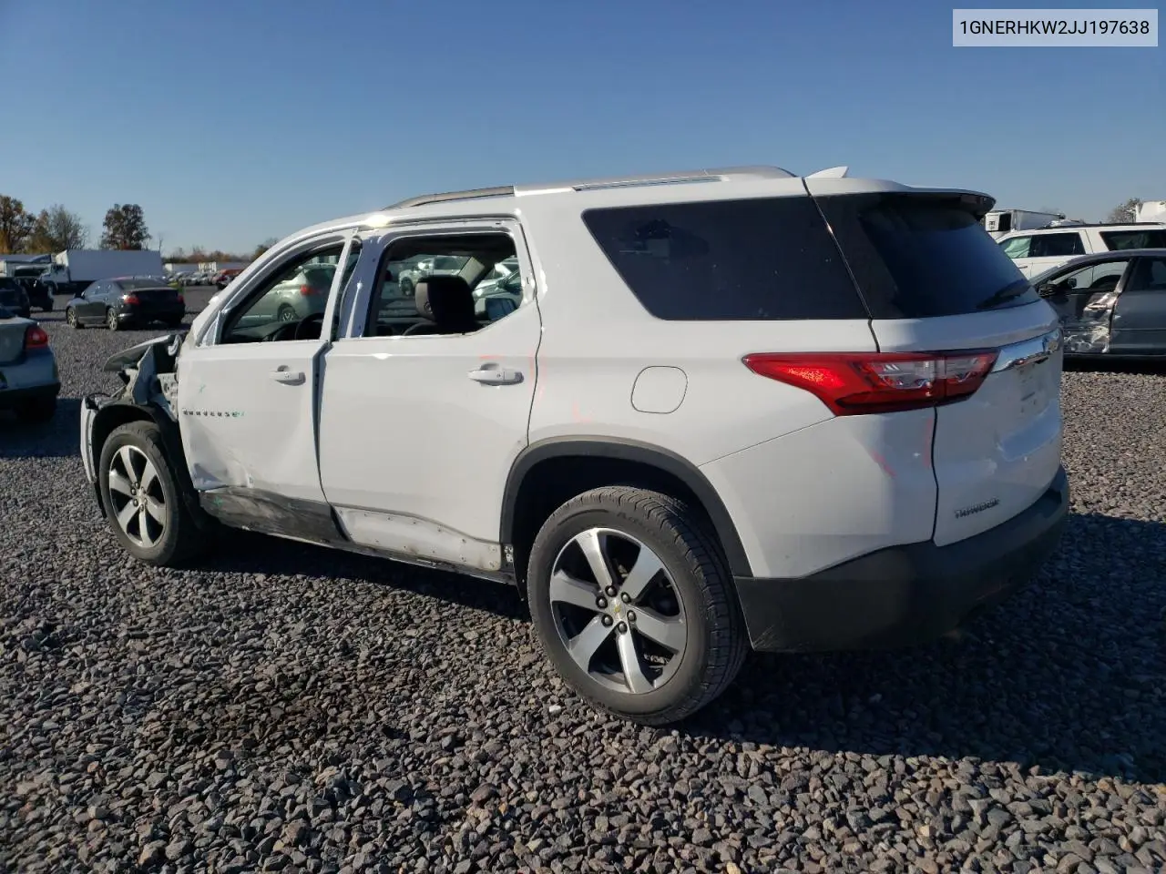 1GNERHKW2JJ197638 2018 Chevrolet Traverse Lt