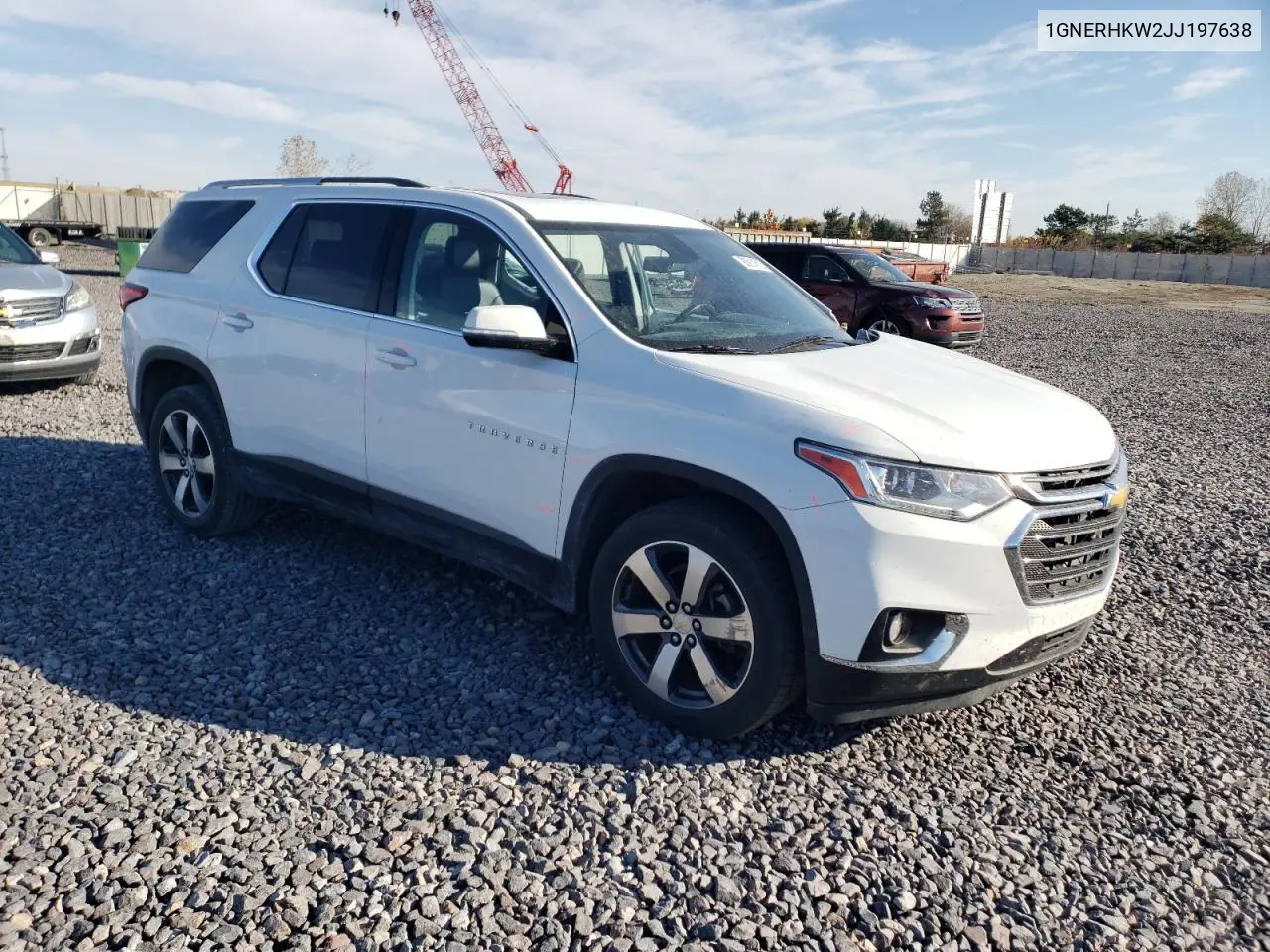 1GNERHKW2JJ197638 2018 Chevrolet Traverse Lt