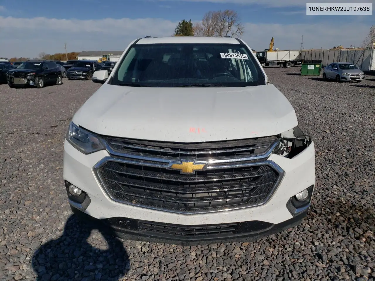1GNERHKW2JJ197638 2018 Chevrolet Traverse Lt