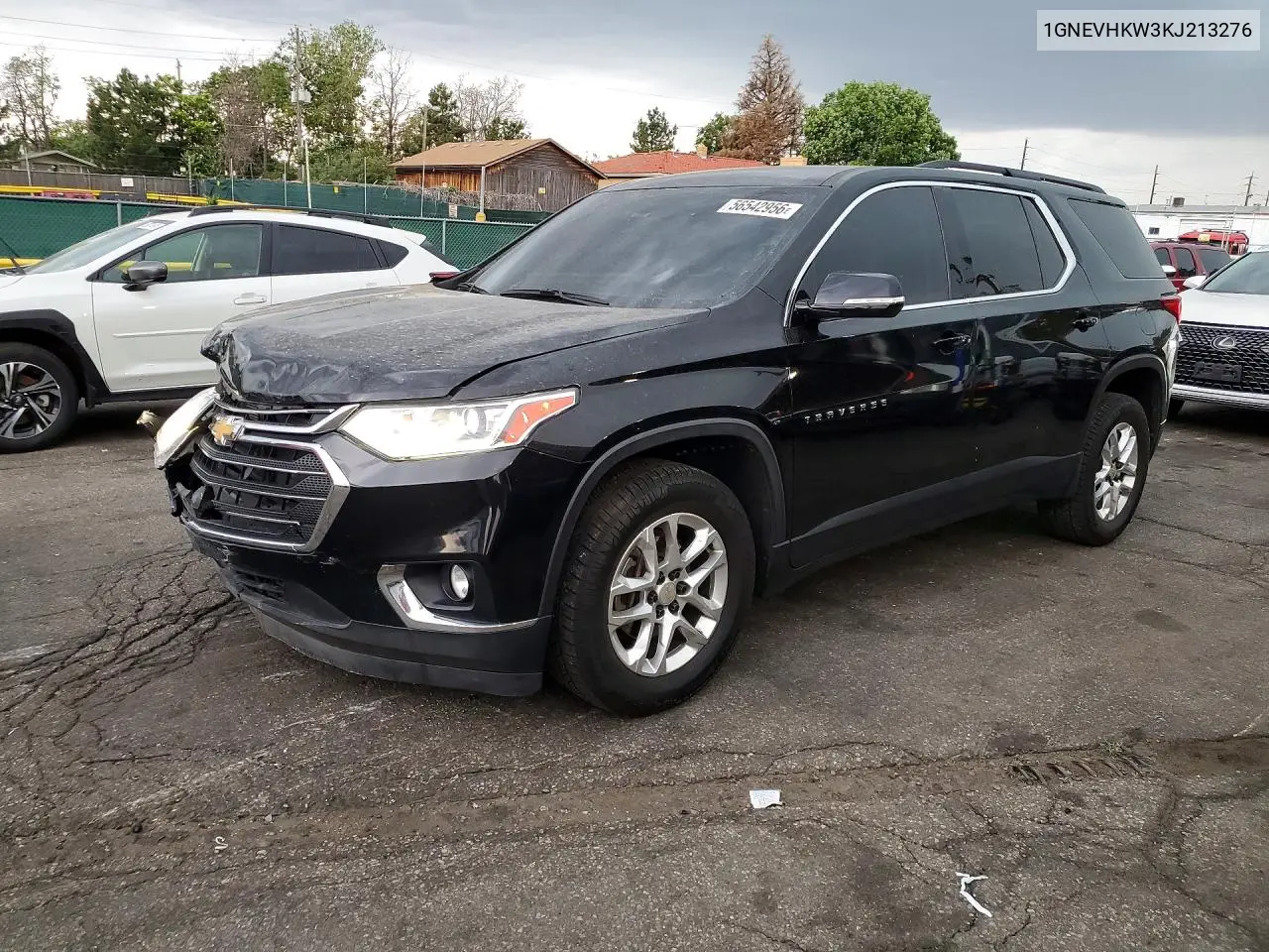 2019 Chevrolet Traverse Lt VIN: 1GNEVHKW3KJ213276 Lot: 56542956