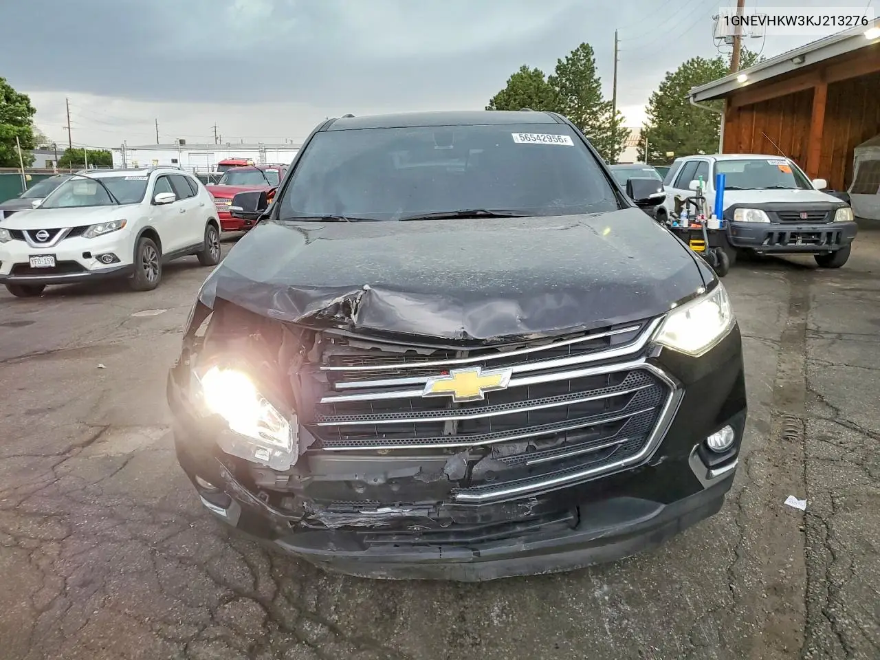 2019 Chevrolet Traverse Lt VIN: 1GNEVHKW3KJ213276 Lot: 56542956