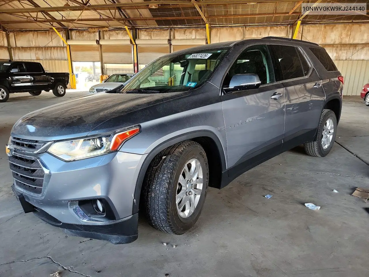 2019 Chevrolet Traverse Lt VIN: 1GNEVGKW9KJ244140 Lot: 56827426
