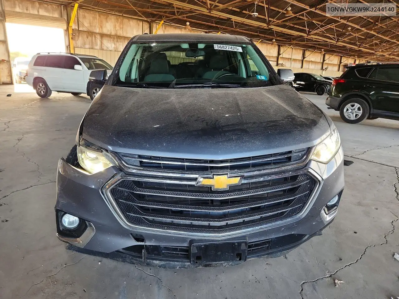 2019 Chevrolet Traverse Lt VIN: 1GNEVGKW9KJ244140 Lot: 56827426