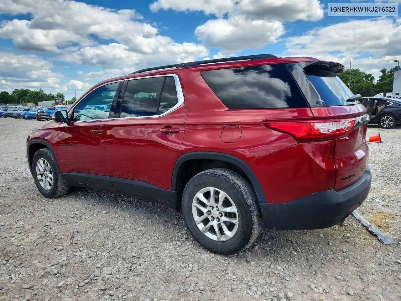 2019 Chevrolet Traverse Lt VIN: 1GNERHKW1KJ216522 Lot: 57507576