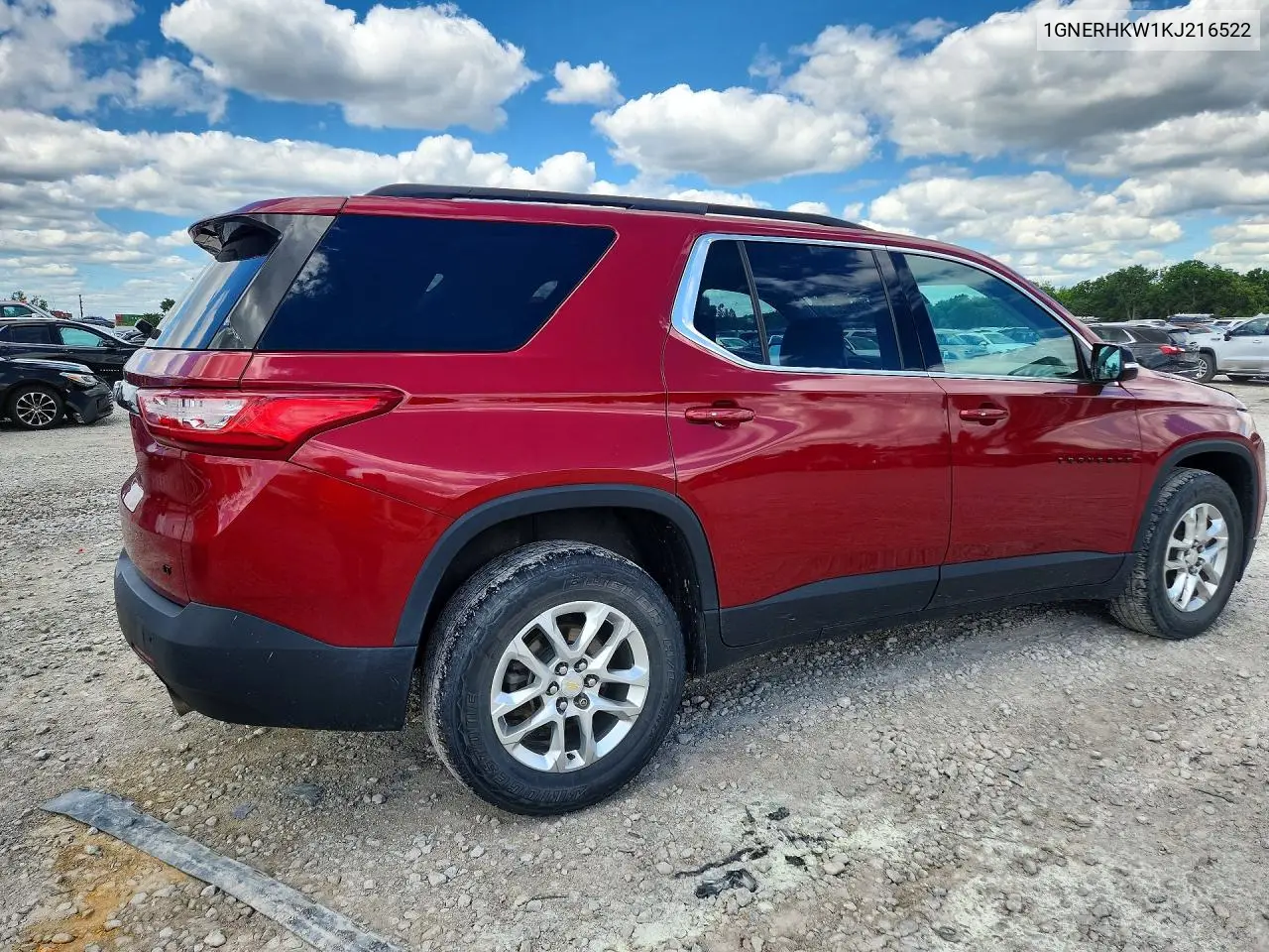 2019 Chevrolet Traverse Lt VIN: 1GNERHKW1KJ216522 Lot: 57507576