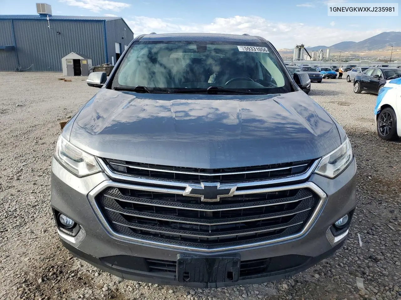 2019 Chevrolet Traverse Lt VIN: 1GNEVGKWXKJ235981 Lot: 59331056