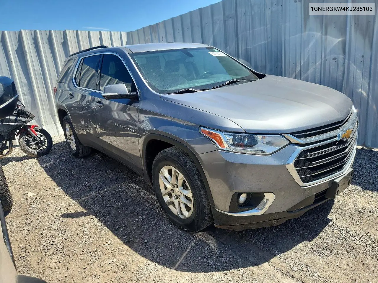 2019 Chevrolet Traverse Lt VIN: 1GNERGKW4KJ285103 Lot: 60633796