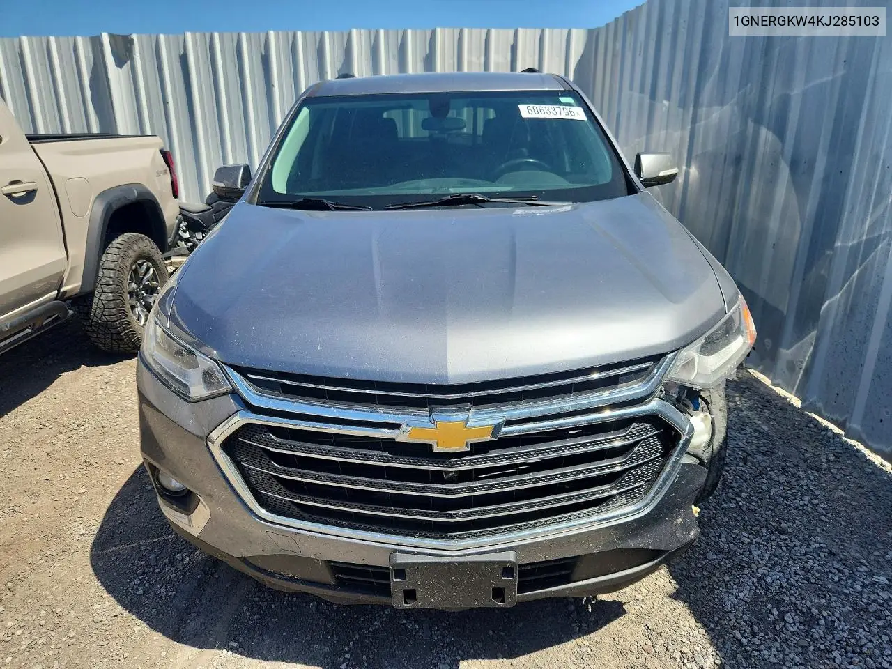 2019 Chevrolet Traverse Lt VIN: 1GNERGKW4KJ285103 Lot: 60633796