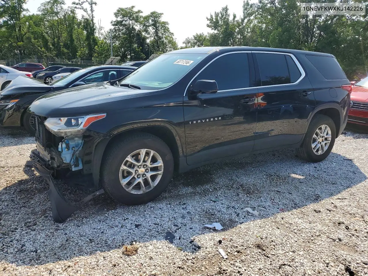 1GNEVFKWXKJ142226 2019 Chevrolet Traverse Ls