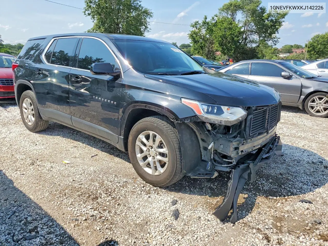 1GNEVFKWXKJ142226 2019 Chevrolet Traverse Ls