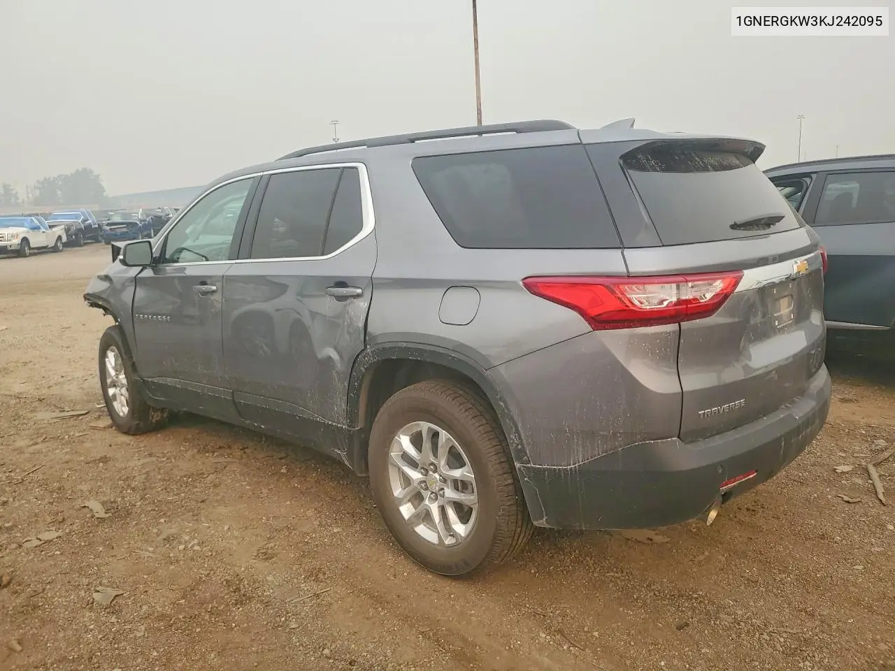 2019 Chevrolet Traverse Lt VIN: 1GNERGKW3KJ242095 Lot: 61479596