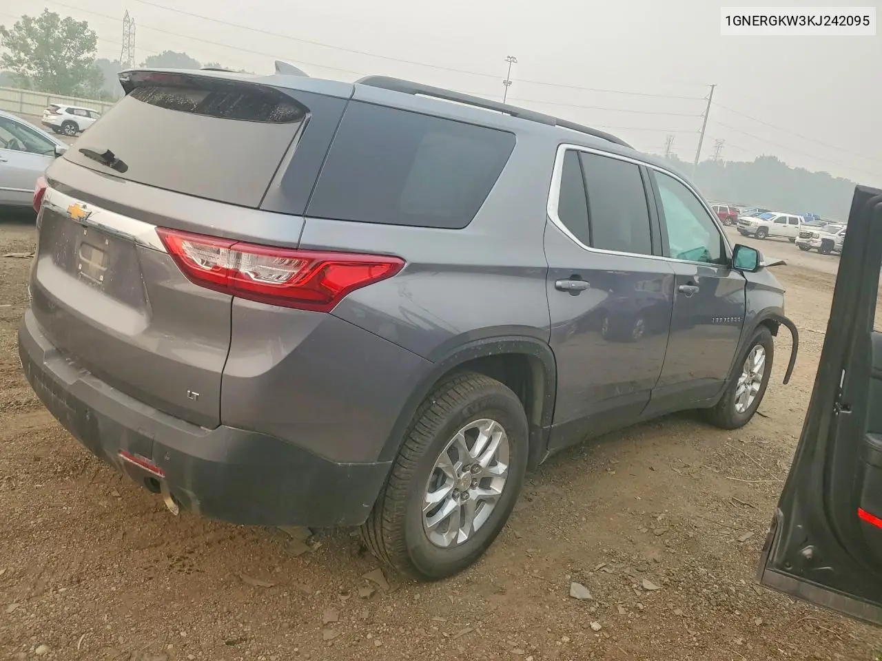 2019 Chevrolet Traverse Lt VIN: 1GNERGKW3KJ242095 Lot: 61479596