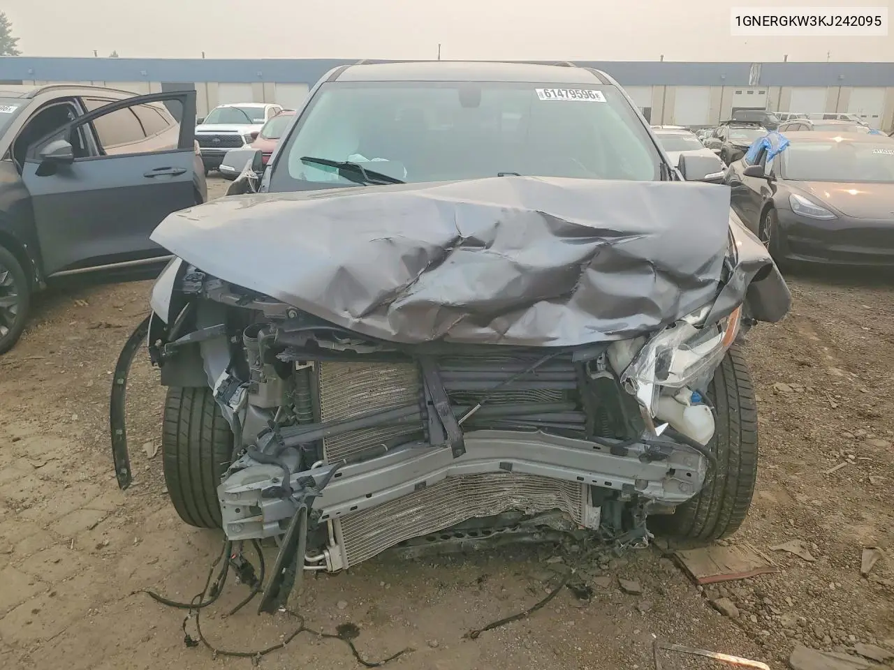 2019 Chevrolet Traverse Lt VIN: 1GNERGKW3KJ242095 Lot: 61479596