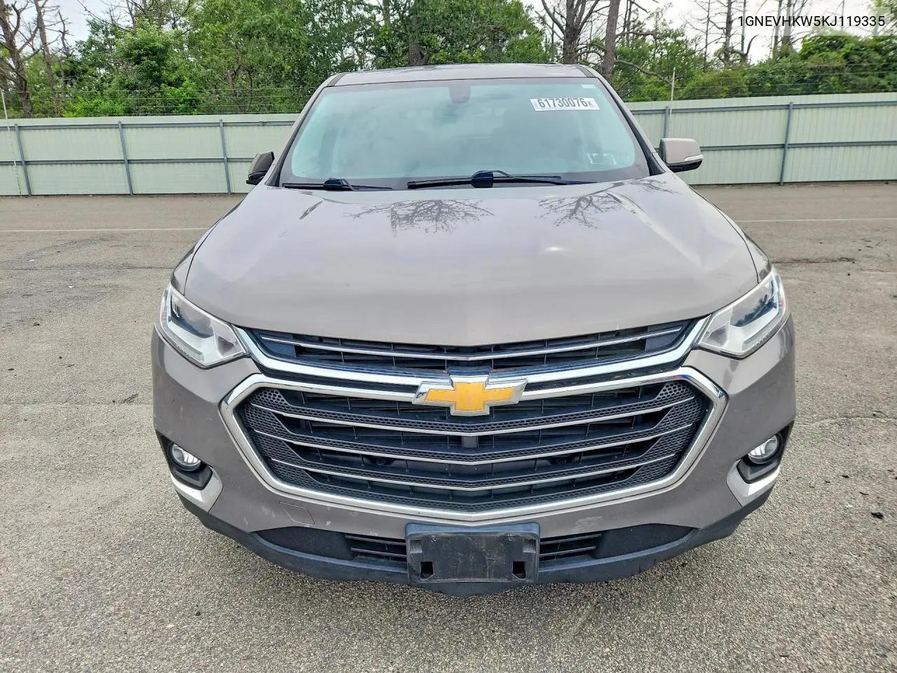 2019 Chevrolet Traverse Lt VIN: 1GNEVHKW5KJ119335 Lot: 61730076