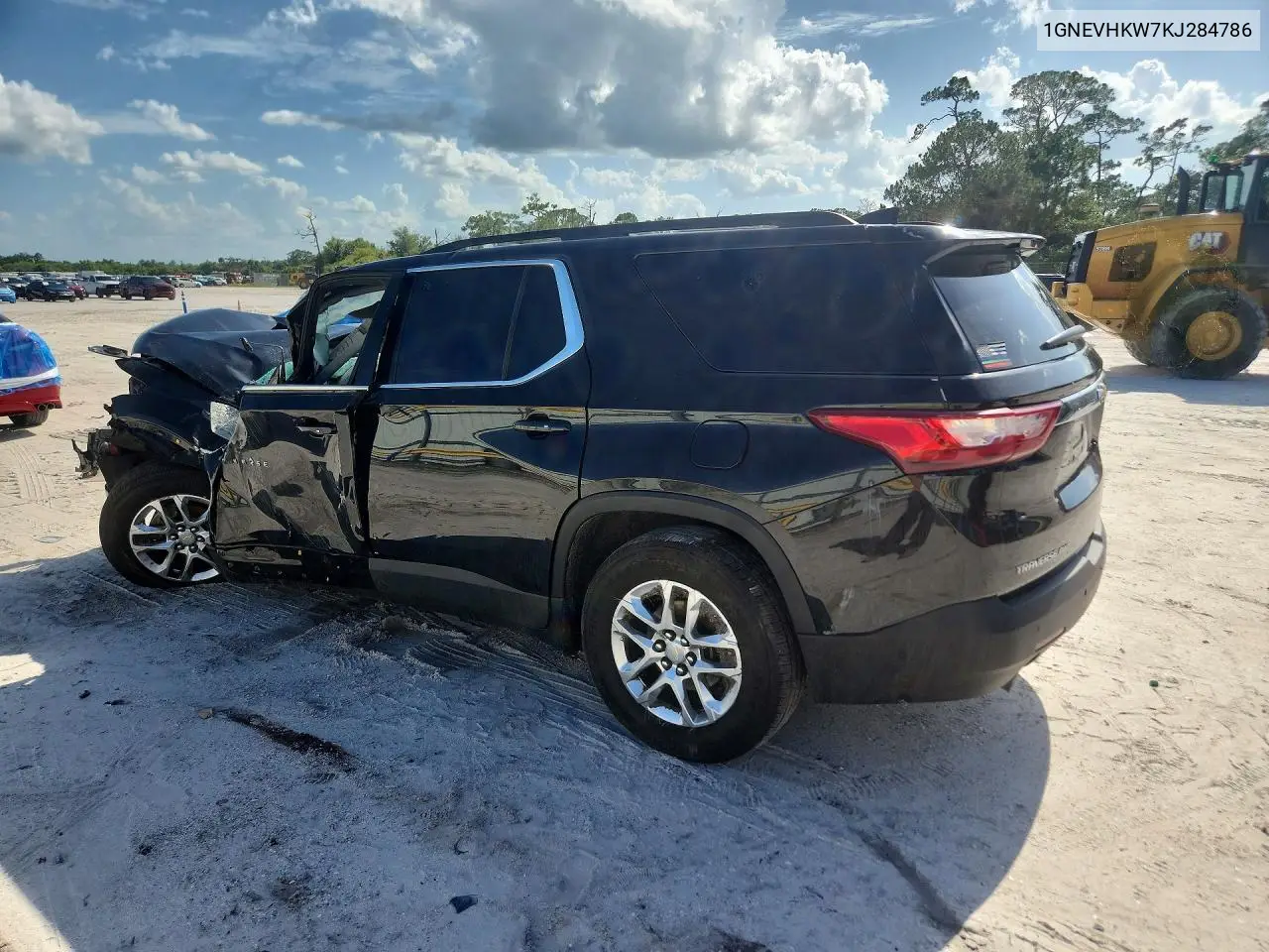 2019 Chevrolet Traverse Lt VIN: 1GNEVHKW7KJ284786 Lot: 62004416