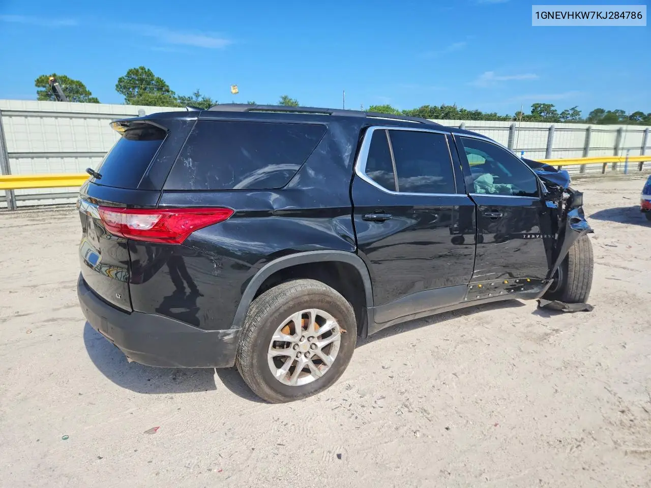 2019 Chevrolet Traverse Lt VIN: 1GNEVHKW7KJ284786 Lot: 62004416