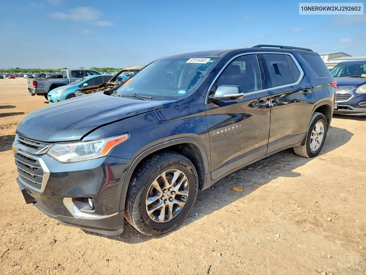 2019 Chevrolet Traverse Lt VIN: 1GNERGKW2KJ292602 Lot: 62016466