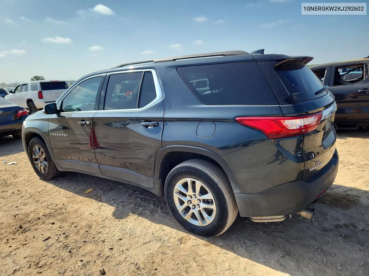 2019 Chevrolet Traverse Lt VIN: 1GNERGKW2KJ292602 Lot: 62016466