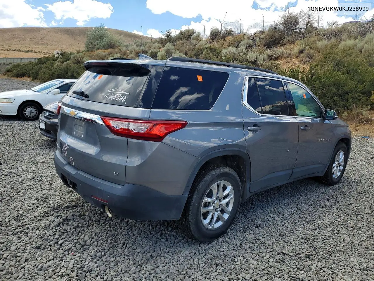 1GNEVGKW0KJ238999 2019 Chevrolet Traverse Lt