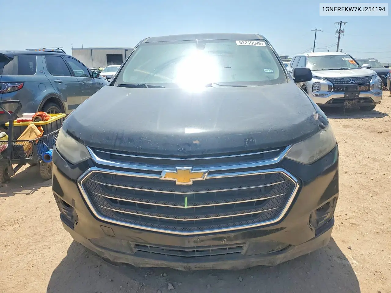 2019 Chevrolet Traverse Ls VIN: 1GNERFKW7KJ254194 Lot: 62219596