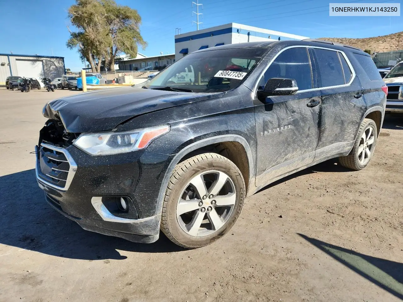 1GNERHKW1KJ143250 2019 Chevrolet Traverse Lt