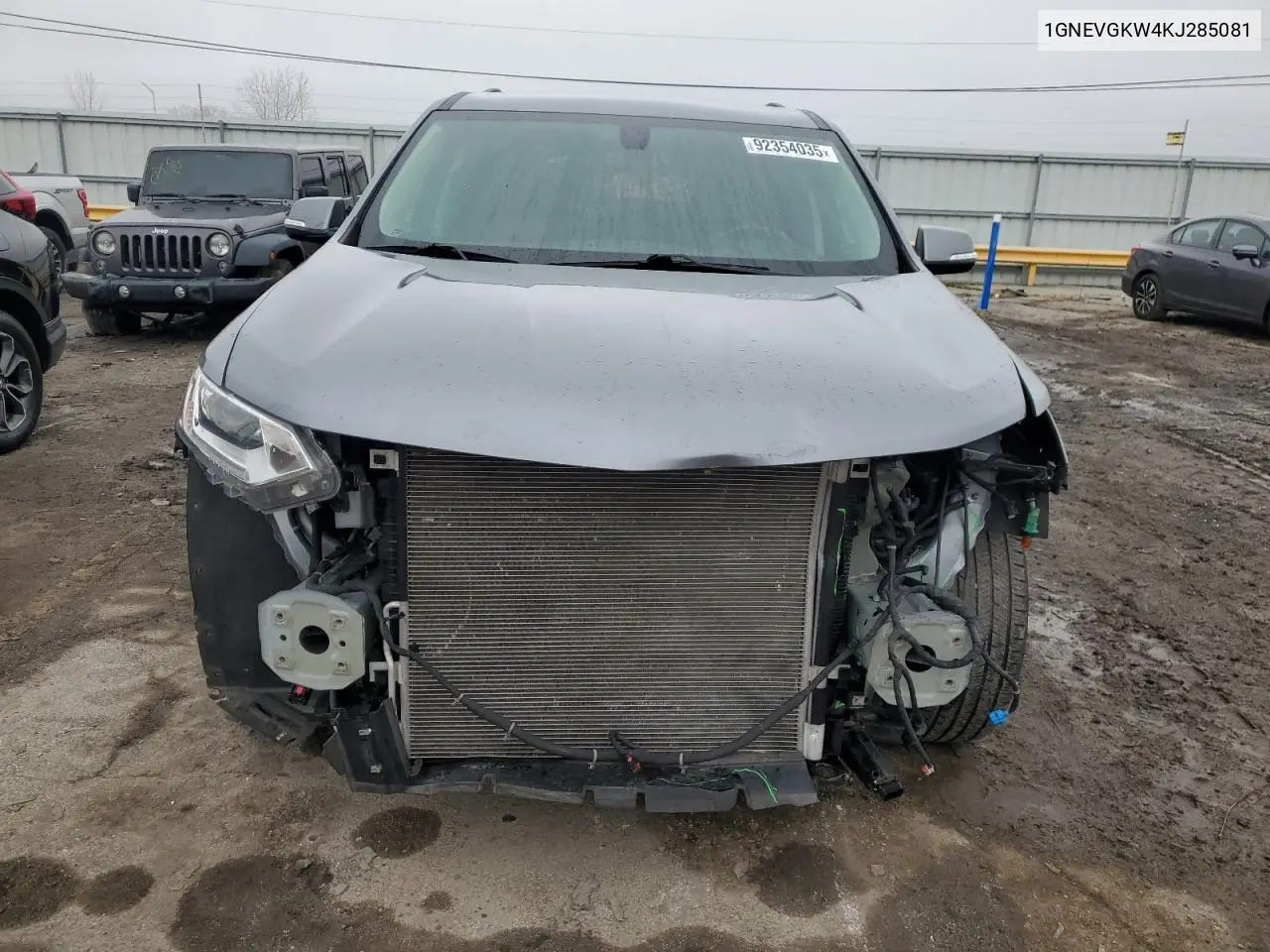1GNEVGKW4KJ285081 2019 Chevrolet Traverse Lt