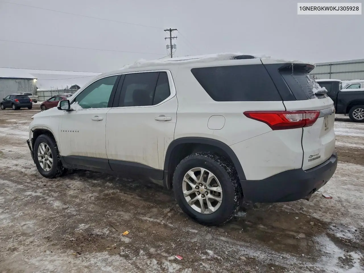 1GNERGKW0KJ305928 2019 Chevrolet Traverse Lt