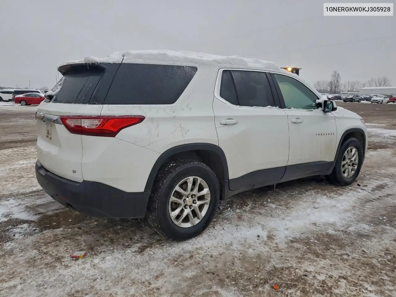 1GNERGKW0KJ305928 2019 Chevrolet Traverse Lt