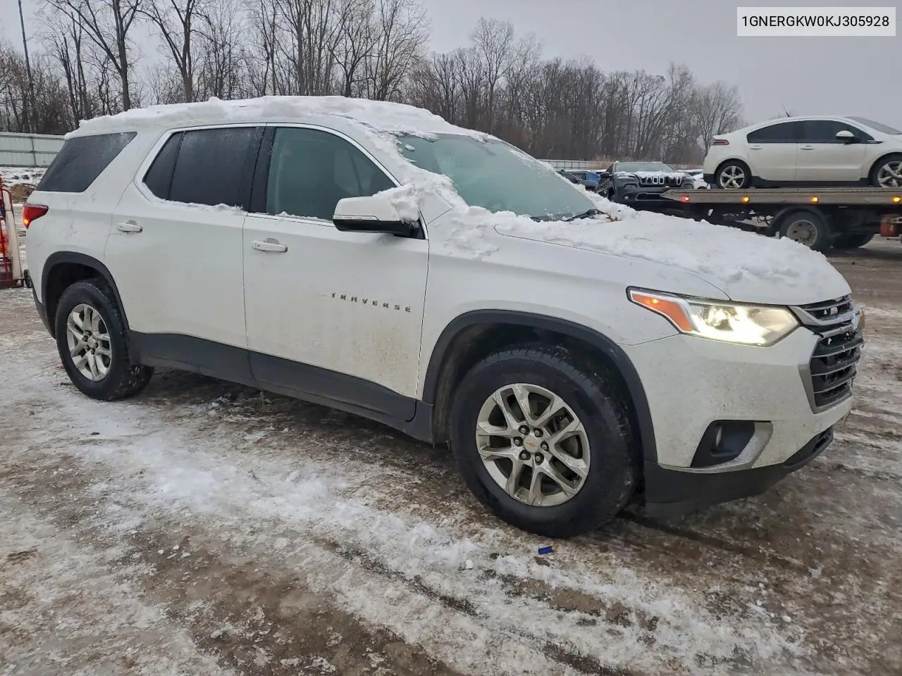1GNERGKW0KJ305928 2019 Chevrolet Traverse Lt
