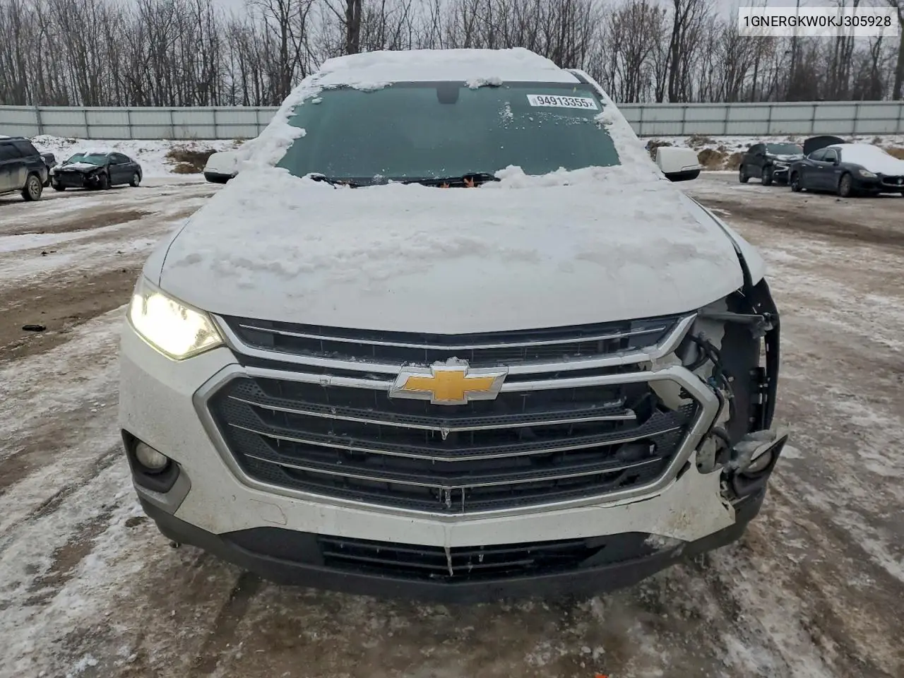 1GNERGKW0KJ305928 2019 Chevrolet Traverse Lt