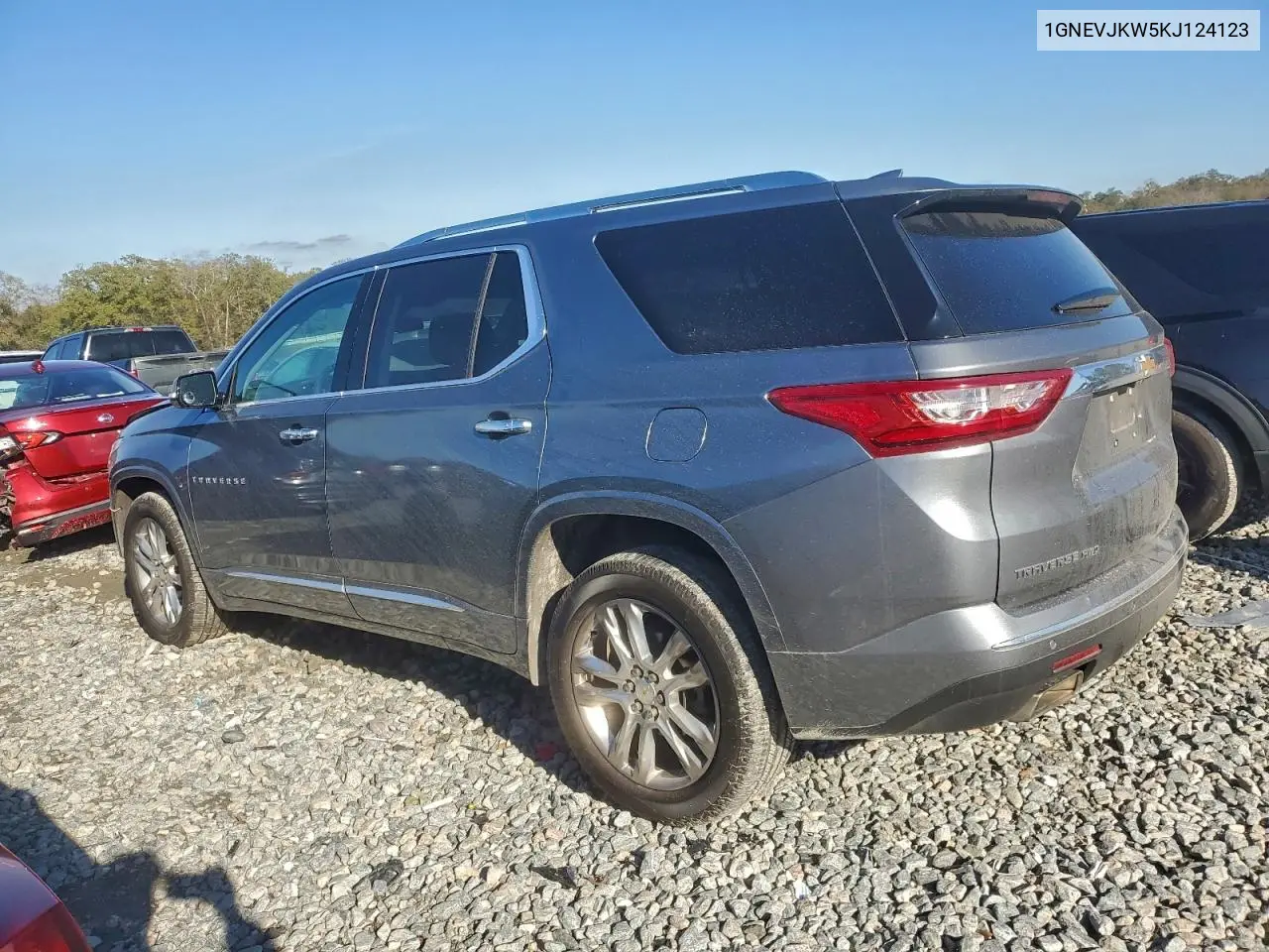 1GNEVJKW5KJ124123 2019 Chevrolet Traverse High Country