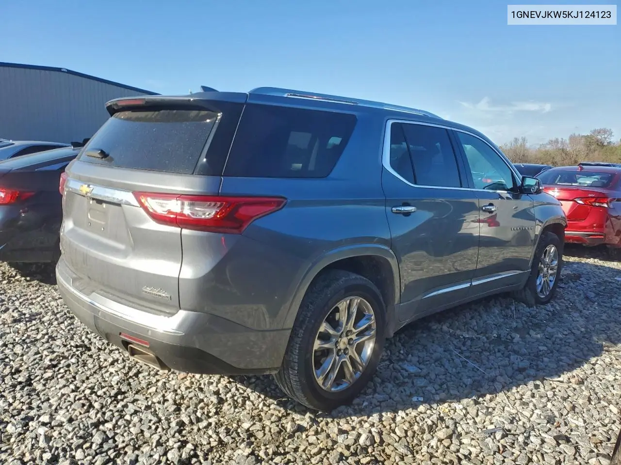 1GNEVJKW5KJ124123 2019 Chevrolet Traverse High Country