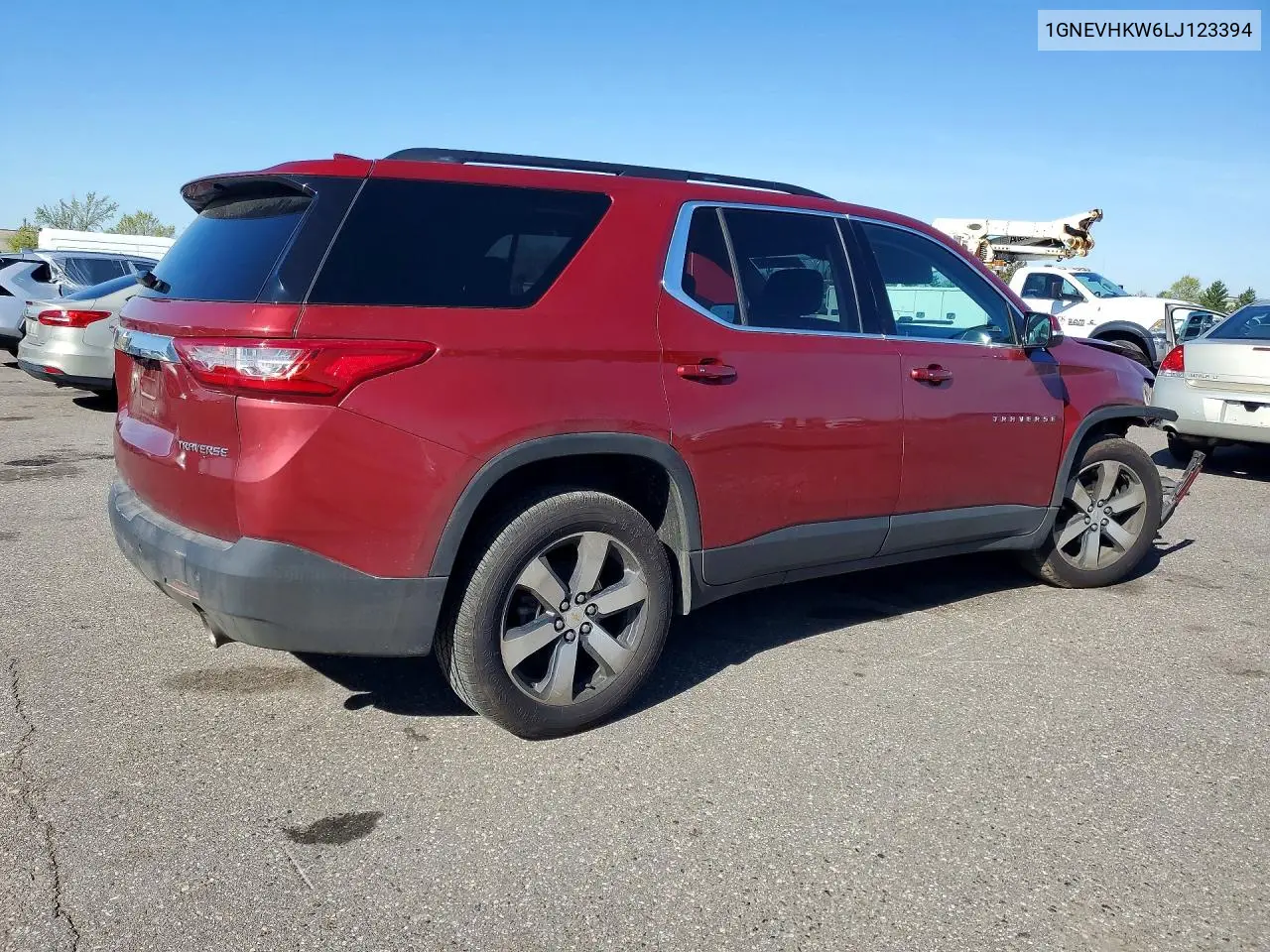 1GNEVHKW6LJ123394 2020 Chevrolet Traverse Lt