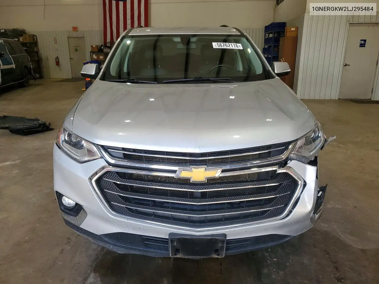 2020 Chevrolet Traverse Lt VIN: 1GNERGKW2LJ295484 Lot: 56762116