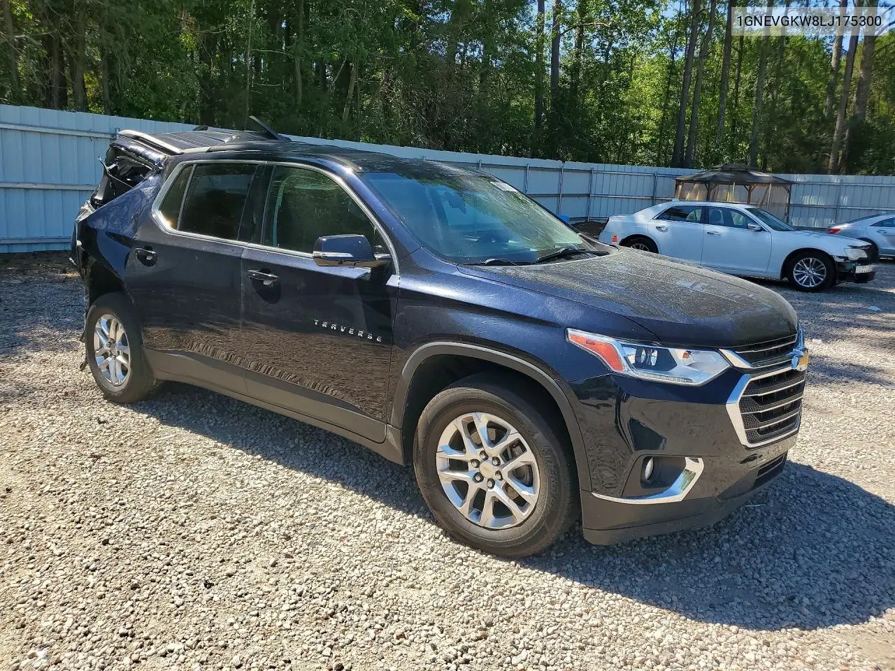 2020 Chevrolet Traverse Lt VIN: 1GNEVGKW8LJ175300 Lot: 56816506