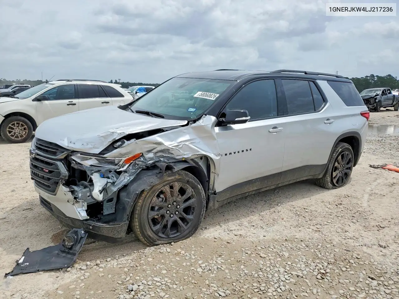 2020 Chevrolet Traverse Rs VIN: 1GNERJKW4LJ217236 Lot: 58060826