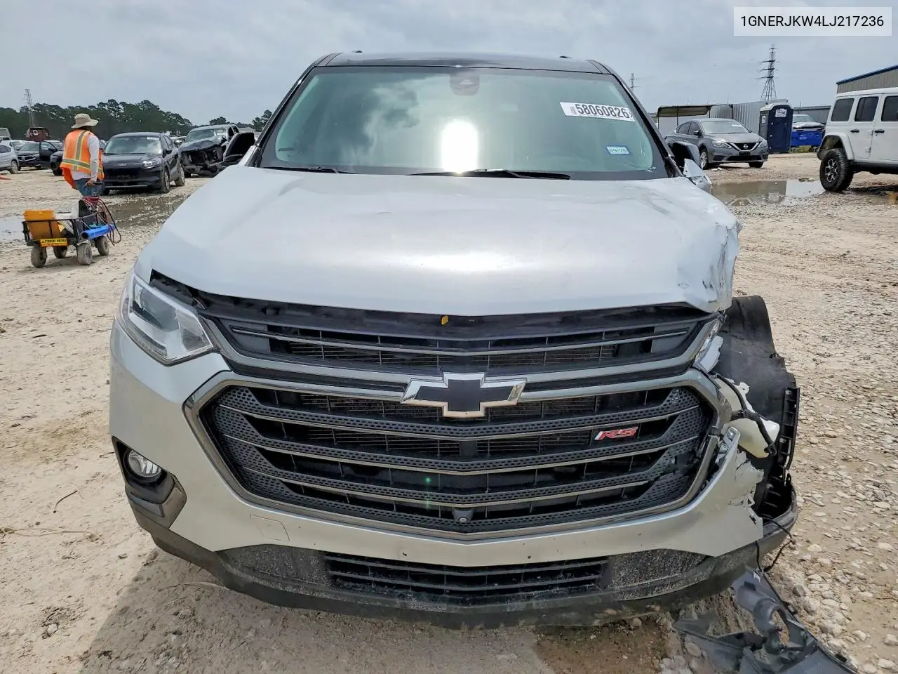 2020 Chevrolet Traverse Rs VIN: 1GNERJKW4LJ217236 Lot: 58060826