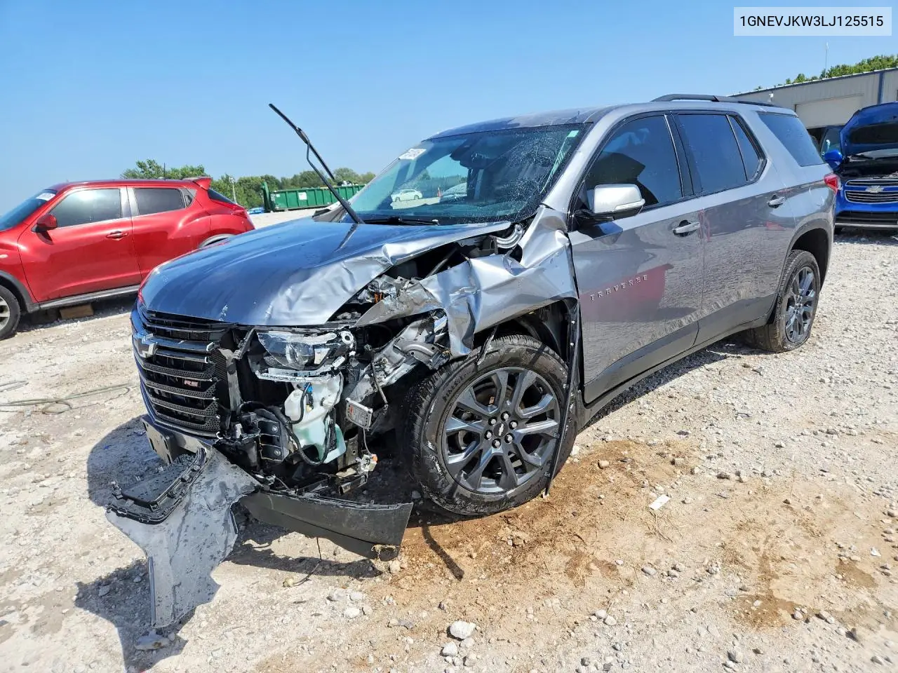 2020 Chevrolet Traverse Rs VIN: 1GNEVJKW3LJ125515 Lot: 58112046