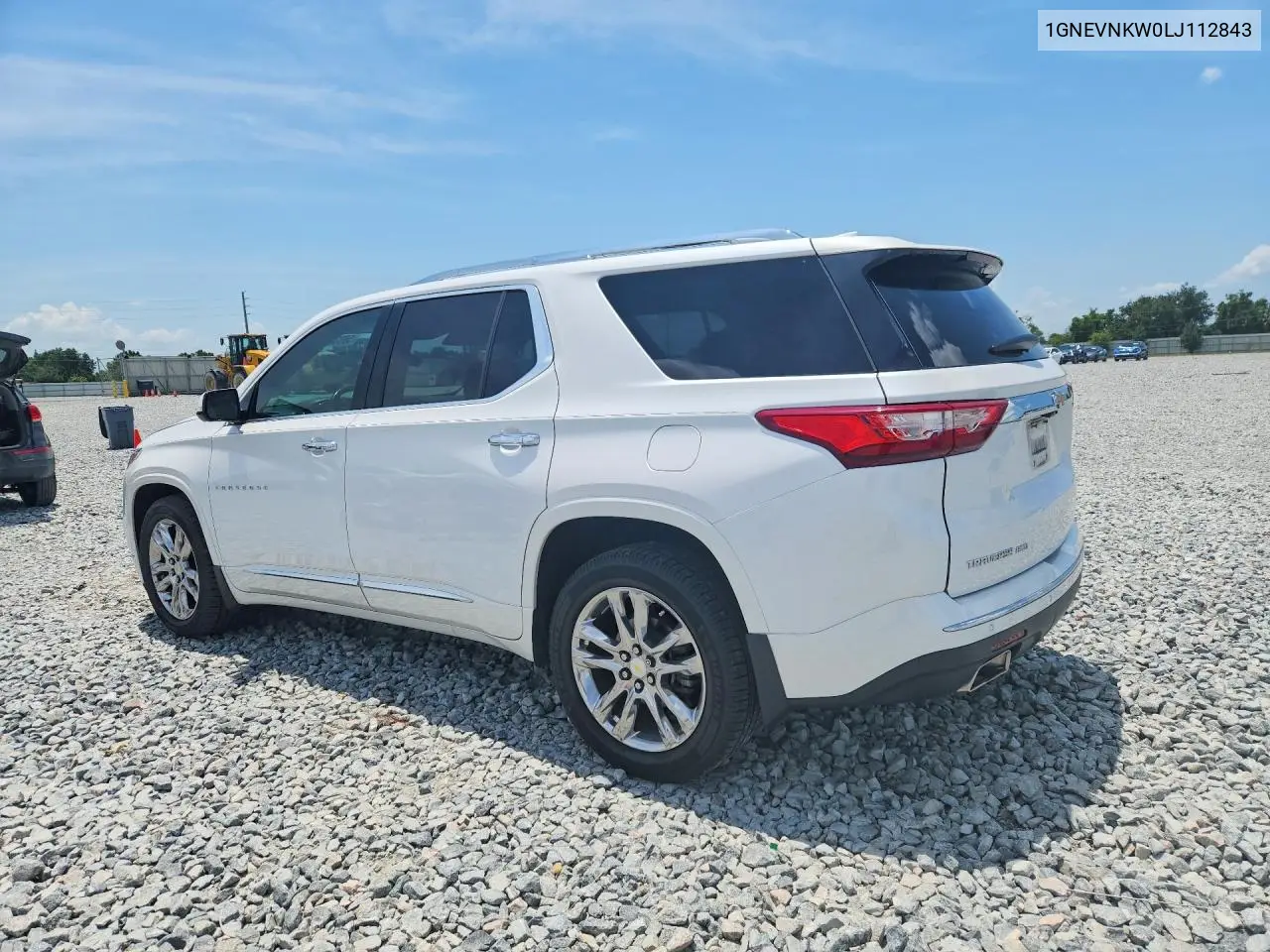 2020 Chevrolet Traverse High Country VIN: 1GNEVNKW0LJ112843 Lot: 59338876